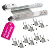 Clamping protection for roller shutters, burglary protection, set of 10