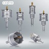 CENYB 3-7/16" (87mm) Tungsten Carbide Tipped Hole Saw with 2Pcs