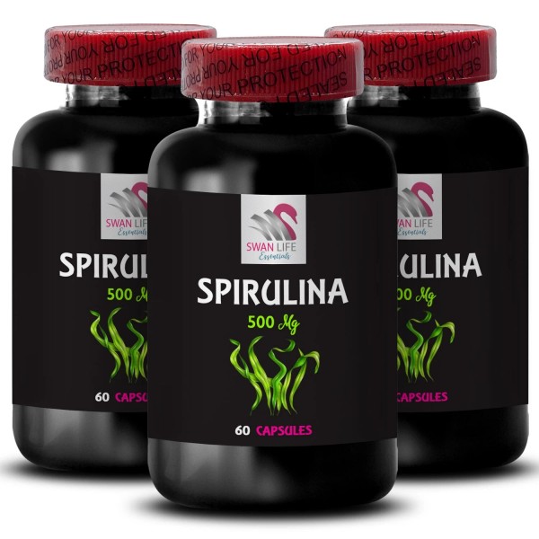 SWAN LIFE ESSENTIALS Green food supplement - SPIRULINA - Raw