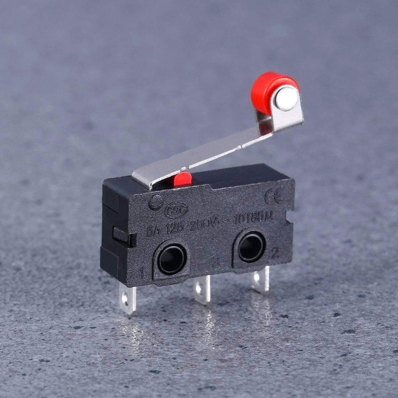 HUAZIZ 25 Pieces 250V 5A SPDT 1NO 1NC Momentary Hinge
