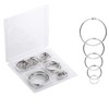 Mr. Pen- Binder Rings, Loose Leaf Binder Ring, 36pc, Assorted
