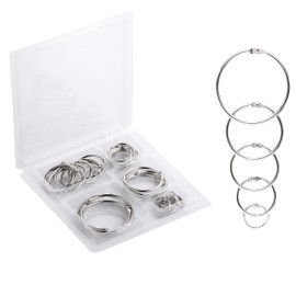 Mr. Pen- Binder Rings, Loose Leaf Binder Ring, 36pc, Assorted Sizes
