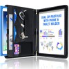 STYLIO Zipper Padfolio Portfolio Binder Organizer | Faux Leather Portfolio