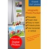 10 Pack 5"x7" Premium Magnetic Picture Pockets Frames Holds 5