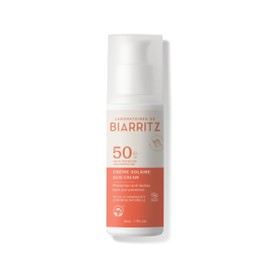 Laboratoires de Biarritz - Sun Cream Face SPF50 Organic Certified - For Adults - Waterproof, Moisturising and Matting - 50 ml - Made in France