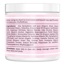 Crema Aclaradora Facial Kiss Red E Kissable Brightening Vegana Hipoalergénica 120ml