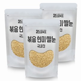 Joeun Herb 조은약초 현미쌀눈(볶음) 500g x 3봉 Joeun Herbal Brown Rice Bran (Roasted) 500g x 3 Bags