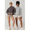 QINSEN Women Polar Fleece Sweatshirt Half Zip Long Sleeve Cozy