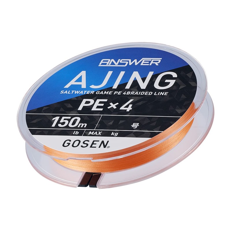 ゴーセン(Gosen) アンサー アジング PE×4 150m 0.3号 (8lb)