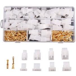 Rantecks 480PCS 2.8mm Automotive Connector Kit 2 3 4 6 Pin Electrical Wire Connectors Kit for Motorcycle Motorbike Car Boats Electric Instruments