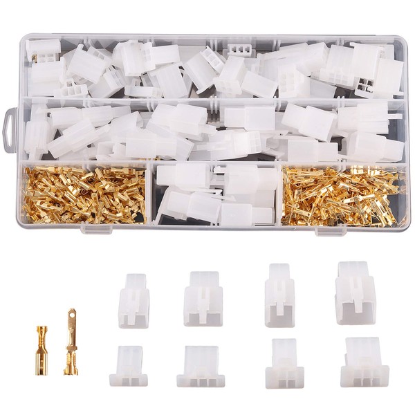 Rantecks 480PCS 2.8mm Automotive Connector Kit 2 3 4 6