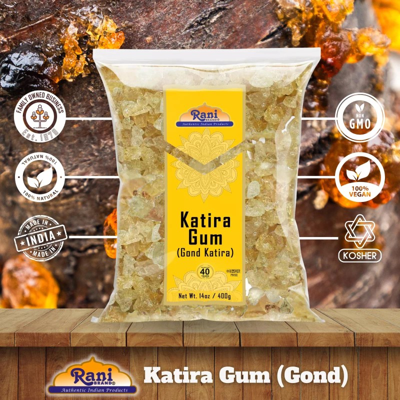 Rani Edible Gum Whole (Goonder Tragacanth Gum) 14oz (400g)