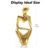 YUESUO Thinker Statue Abstract Sculptures Resin Decoration, Abstract Figure Crafts,