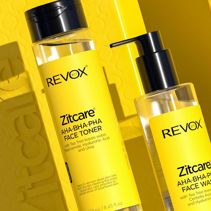REVOX B77 ZITCARE AHA BHA PHA TONICO FACIAL CON ARBOL