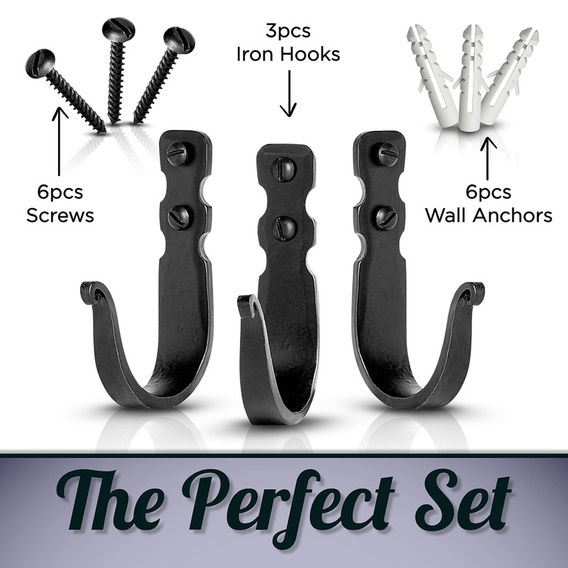 Stur-De Decorative Hooks for Wall - Wall Hooks for Hanging