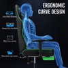 HOFFREE Reclining Gaming Chair for Adults Computer Gamer Chair with