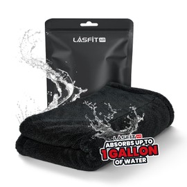 LASFIT Drying Towel, Large Car Drying Towel for Car Detailing Streak Free, XL 1300 GSM Premium Ultra Soft Microfiber, Twisted-Loop Microfiber Towels for Cars