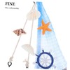 Gatuida Miniature Sailboat Model Decoration Nautical Themed Beach Decor for
