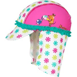 Playshoes Swimming Cap Headgear Unisex Children, The Mouse Flowers, 49, the mouse flowers