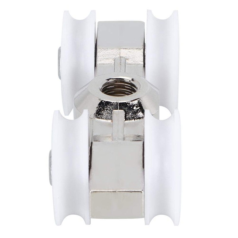 Duokon Shower Door Rollers Sliding Door Rollers 4 Wheels 150kg