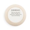 DEMDACO Inspired Everyday Collection Remembrance Round White with Raw Clay
