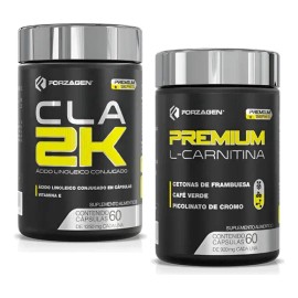 Forzagen Premium L-carnitina  Cla-2k 120 Caps  Termogénico                                                                                            