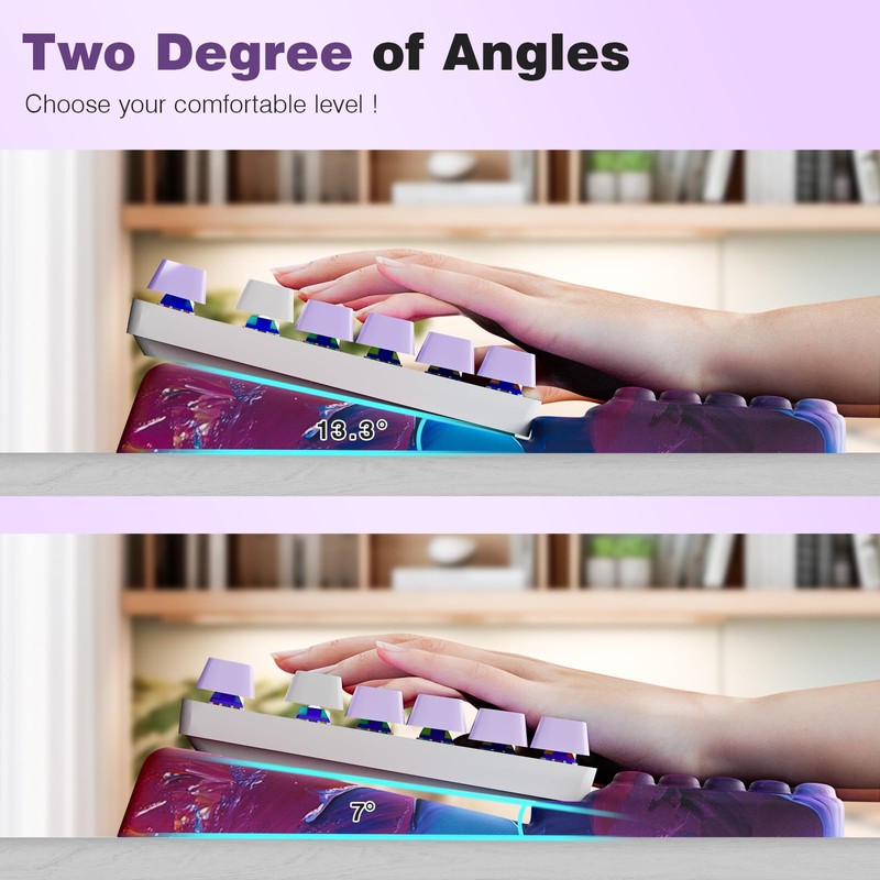 Ospelelf Keyboard Wrist Rest Comfortable Ergonomic Keyboard Stand Riser Holder