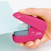 Plus No Needle Stapler Paper Clinch Pink Set of 5