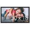 Poster Palooza 30x18 Frame Black Solid Wood Picture Frame |