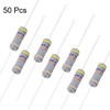 Sourcingmap 50Pcs 47K Ohm Resistor, 2W 5% Tolerance Carbon Film