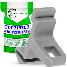Dryer Hook Door with Original Code C00315703 480112101519 for Whirlpool for Indesit - Warranty 5 Years - ONIX TECH