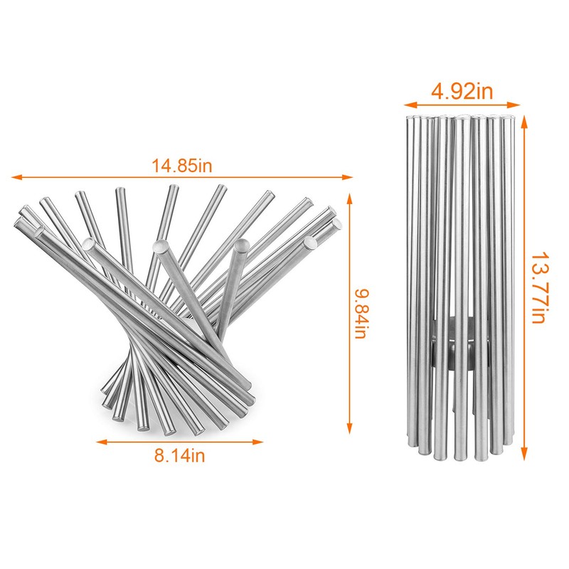 STARVAST Stainless Steel Creative Collapsible Fruit Basket Table Decoration Fruit