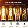 Decoaui ST64 LED E26 Vintage Edison Light Bulbs, Amber Glass,