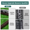 BKITC Gutter Flexible Downpipe Extension, Round Extension for Downpipe 80/100