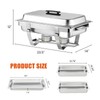 ALSO GO 9QT Chafing Dishes for Buffet 2 Pack, Stainless
