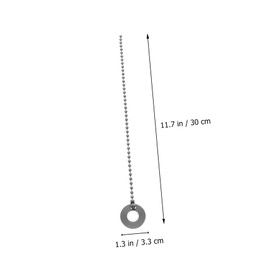 FRCOLOR Aluminum Alloy Cymbal Sustain Chain for Jazz Drum Kit Replacement for Crash and Effect Cymbals Durable and Convenient Accessory for Enhanced Performance