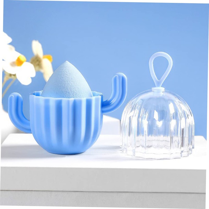 WOONEKY Beauty Egg Box Makeup Sponge Travel Case Reusable Sponge