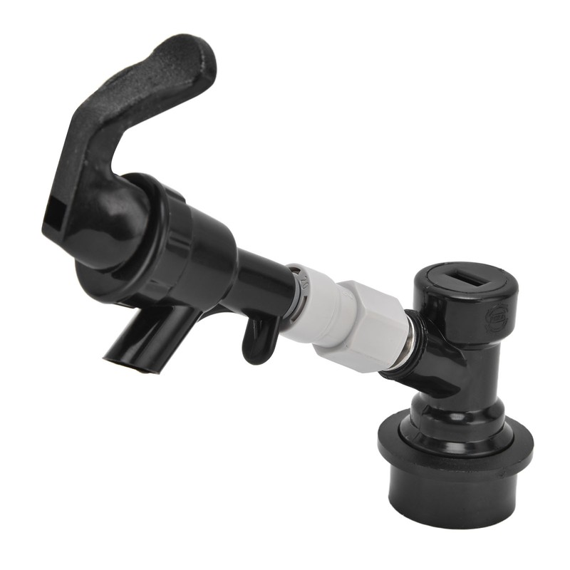 Beer Dispenser Plastic Black Portable Beer Tap Faucet for Outdoor