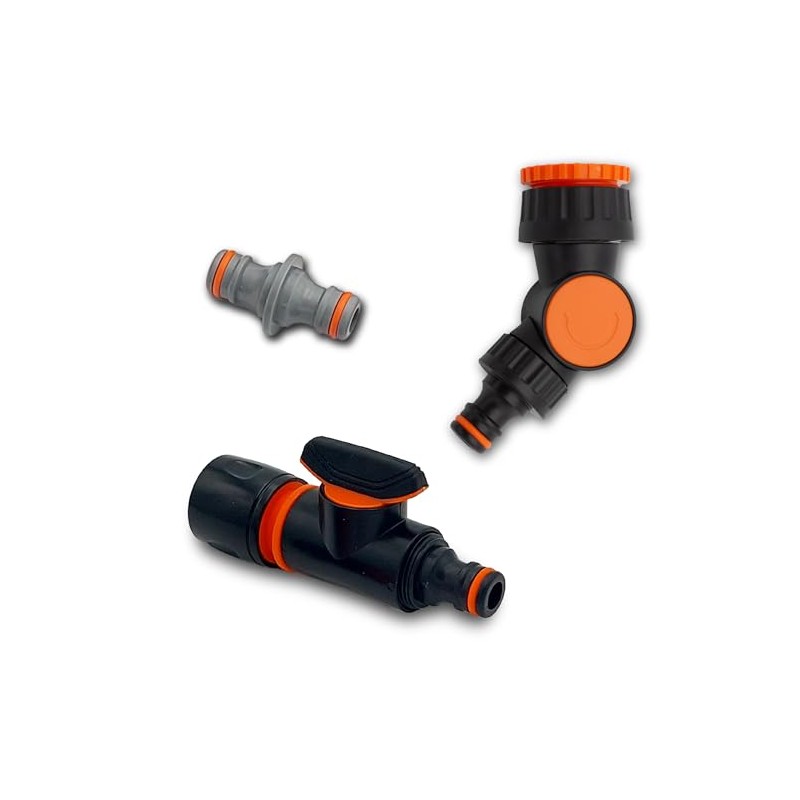 MaJoCompTec® FLEXCONTROL Connection Set, Rotating Tap Connection for Tap, Water