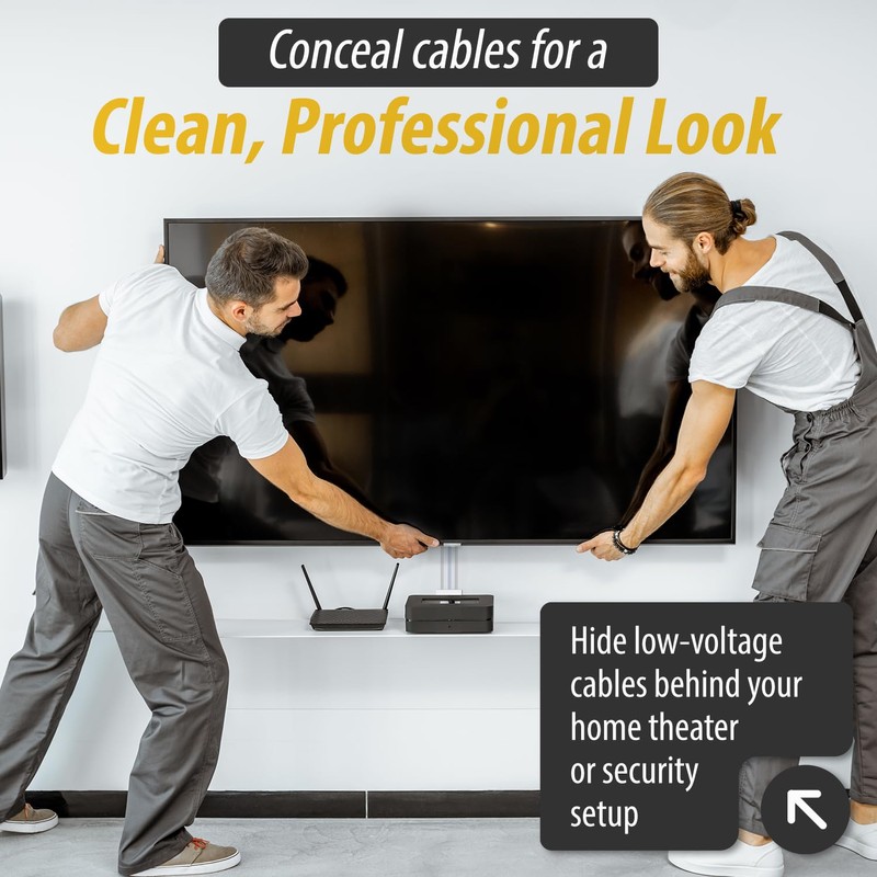 DataComm Electronics 1 3/4" Hole Saw Wall Plate with Brushes,