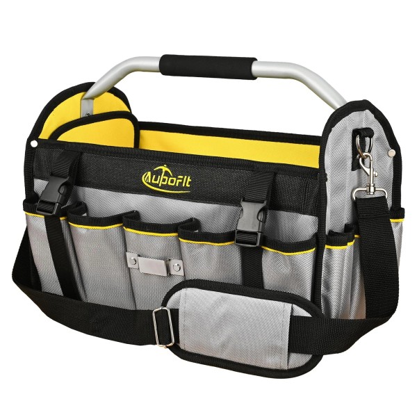 Aupofit Electrician Tool Bag, 16 In Open Top Tool Bags