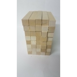 Basswood 1" x 1" x 10" Basswood Carving Wood Blocks 40 peices Craft Lumber *KILN DRIED*