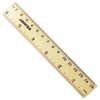 Pack of 4 15cm and 30cm Wooden Rulers