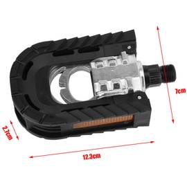 Folding Pedal, Dueable Bicycle Foldable Pedals for Road Bike Folding Bicycle Bike Accessory