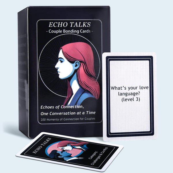 Echo Talks Couple Meaningful Game Conversation Cards for Adults -