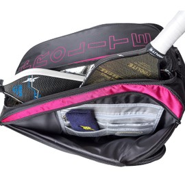 PROLITE Tour XL Pickleball Bag | Men's and Women's Pickleball XL Backpack | Adjustable Straps | Lime Green/Hot Pink/Blue (Hot Pink)