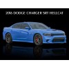 2016 Dodge Charger SRT Hellcat Metal Sign: 12x16" & Ships Free