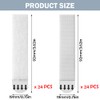 24 Pairs Large Picture Hanging Strips Heavy Duty Sticky Picture