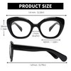 JM 2-Pack Cat-Eye Bifocal Lesebrille für Frauen, Blaues Licht Blocking
