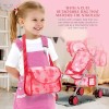 Dolls To Play Baby Doll Stroller Carriage for Girls w/